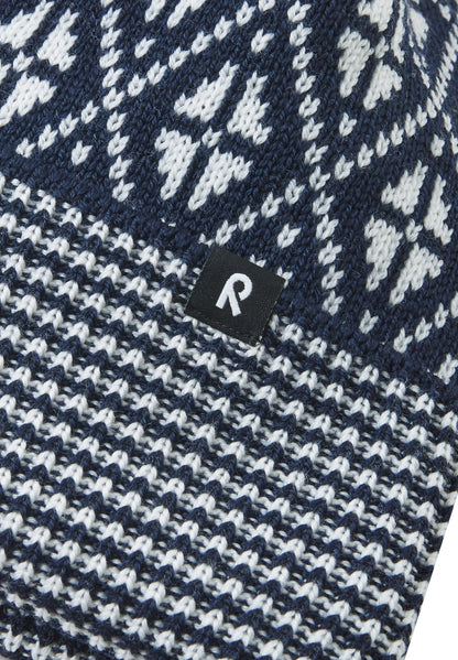 REIMA Mütze <br>Kuurassa <br>Gr. 48 bis 56 <br>innen hautfreundliches Fleece<br> aussen warme, wasserabweisende Merino-Wolle<br>Windstopper-Membrane im Ohrbereich