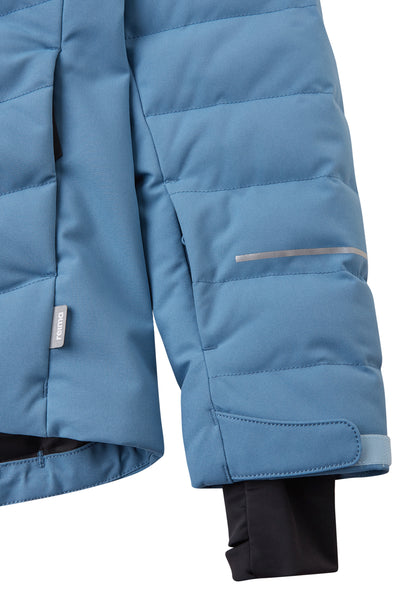 REIMA Primaloft-Skijacke/Winterjacke<br> Luppo <br>Gr. 128, 134, 140, 146, 152, 158, 164<br> mit Primaloft (künstliche Daune) wattiert<br> Schneefang & verstellbare Ärmelbündchen mit Lycraeinsätzen<br> funktionelle Detail <br> WS 15'000 mm