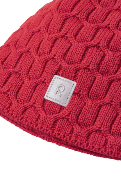 REIMA Mütze<br> Nyksund <br>Gr. 48 bis 54 <br>innen hautfreundliches Fleece<br> aussen warme, wasserabweisende Merino-Wolle<br>Windstopper-Membrane im Ohrbereich