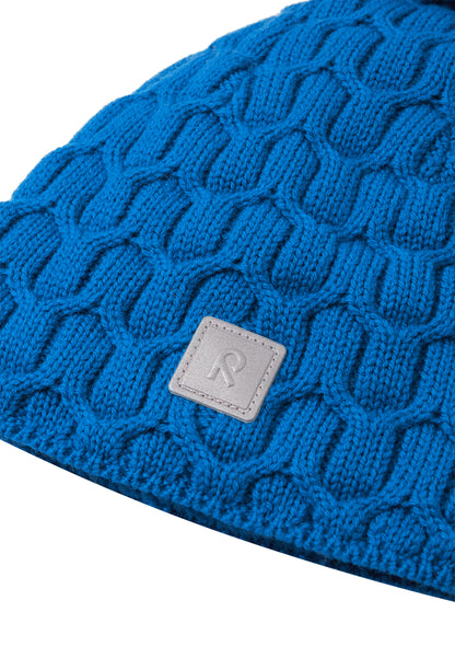 REIMA Mütze<br> Nyksund <br>Gr. 48 bis 54 <br>innen hautfreundliches Fleece<br> aussen warme, wasserabweisende Merino-Wolle<br>Windstopper-Membrane im Ohrbereich