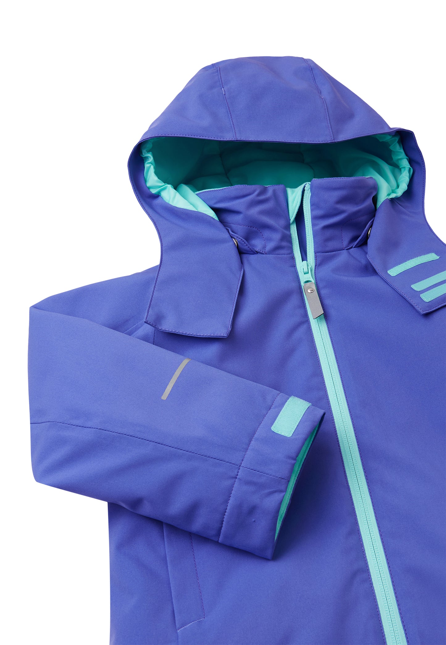 REIMA TEC Skijacke/Winterjacke Palsi <br>Gr. 104, 110, 122, 128, 134, 140<br> Schneefang & verstellbare Ärmelbündchen<br> funktionelle Details<br> WS 10'000 mm