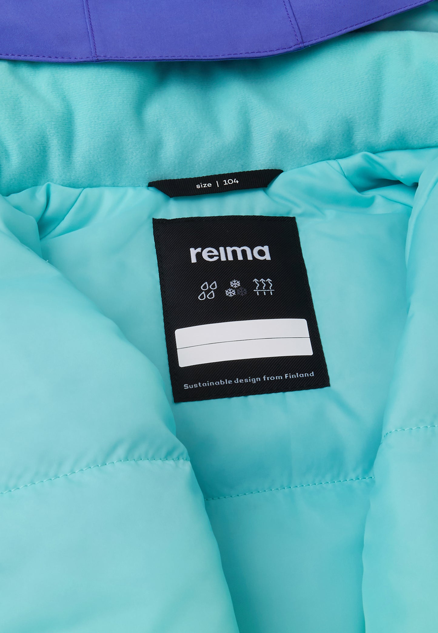 REIMA TEC Skijacke/Winterjacke Palsi <br>Gr. 104, 110, 122, 128, 134, 140<br> Schneefang & verstellbare Ärmelbündchen<br> funktionelle Details<br> WS 10'000 mm