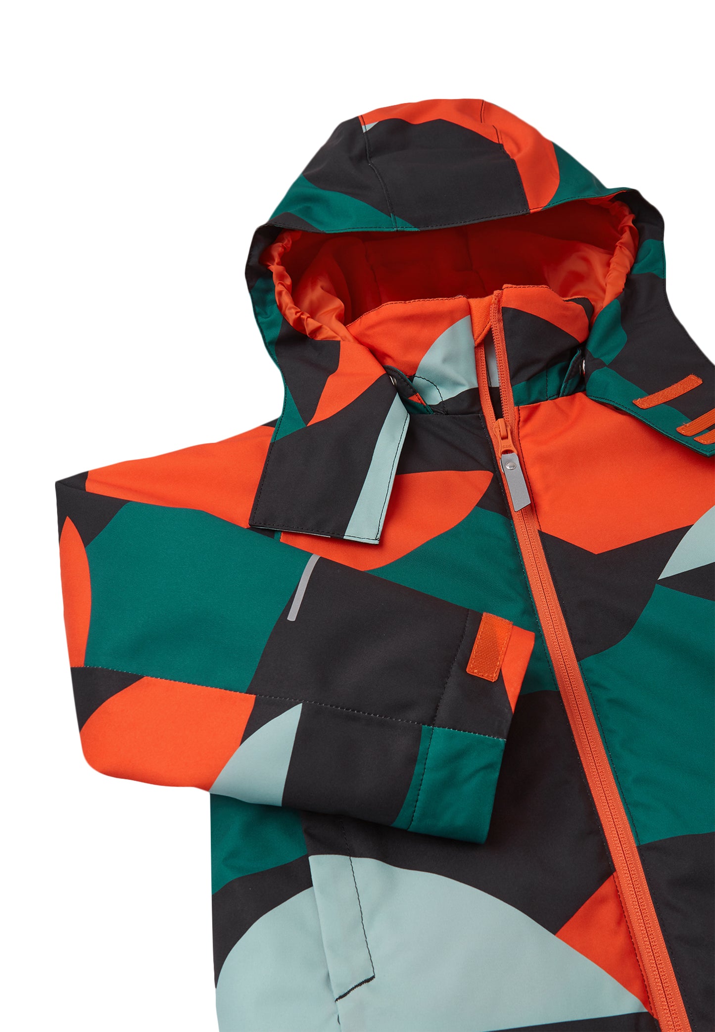 REIMA TEC Skijacke/Winterjacke Palsi <br>Gr. 104 bis 140<br> Schneefang & verstellbare Ärmelbündchen<br> funktionelle Details<br> WS 10'000 mm