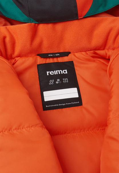 REIMA TEC Skijacke/Winterjacke Palsi <br>Gr. 104 bis 140<br> Schneefang & verstellbare Ärmelbündchen<br> funktionelle Details<br> WS 10'000 mm