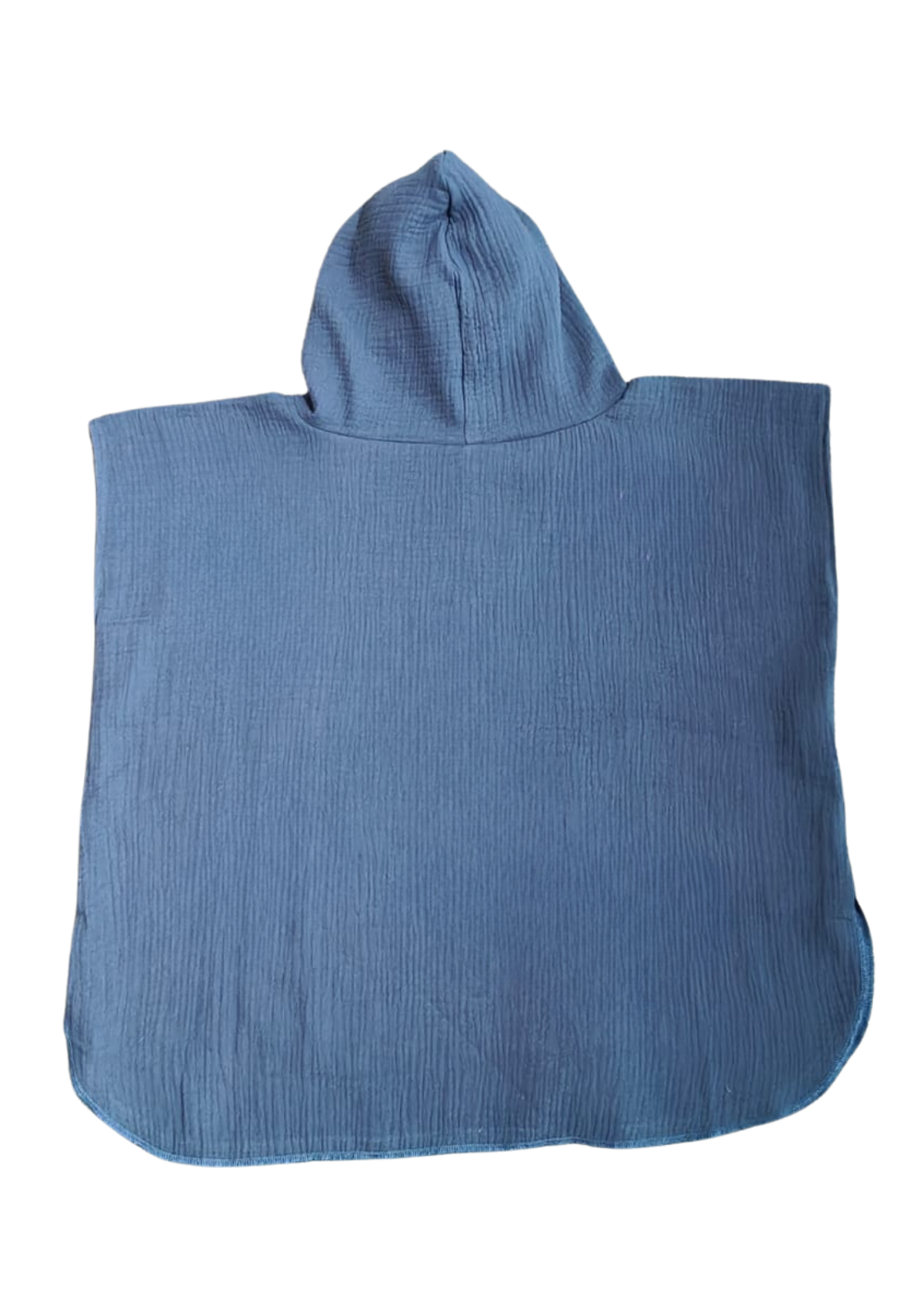 Bade-Poncho aus Bio-Musselinstoff