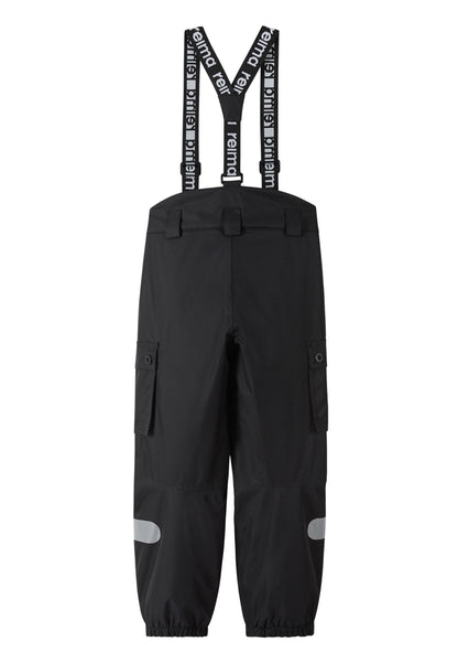 REIMA TEC+ leicht gefütterte Übergangs-/Regenhose / dünne Skihose<br> Tiksi<br>Gr. 92, 98<br> leicht wattiert mit Fellex<br>  Ideal für Bauernhof/Wald-Spielgruppe<br> extra robust an Po/Knie/Bein<br> abnehmbare Träger<br> Fussgummi<br> WS 12'000 mm