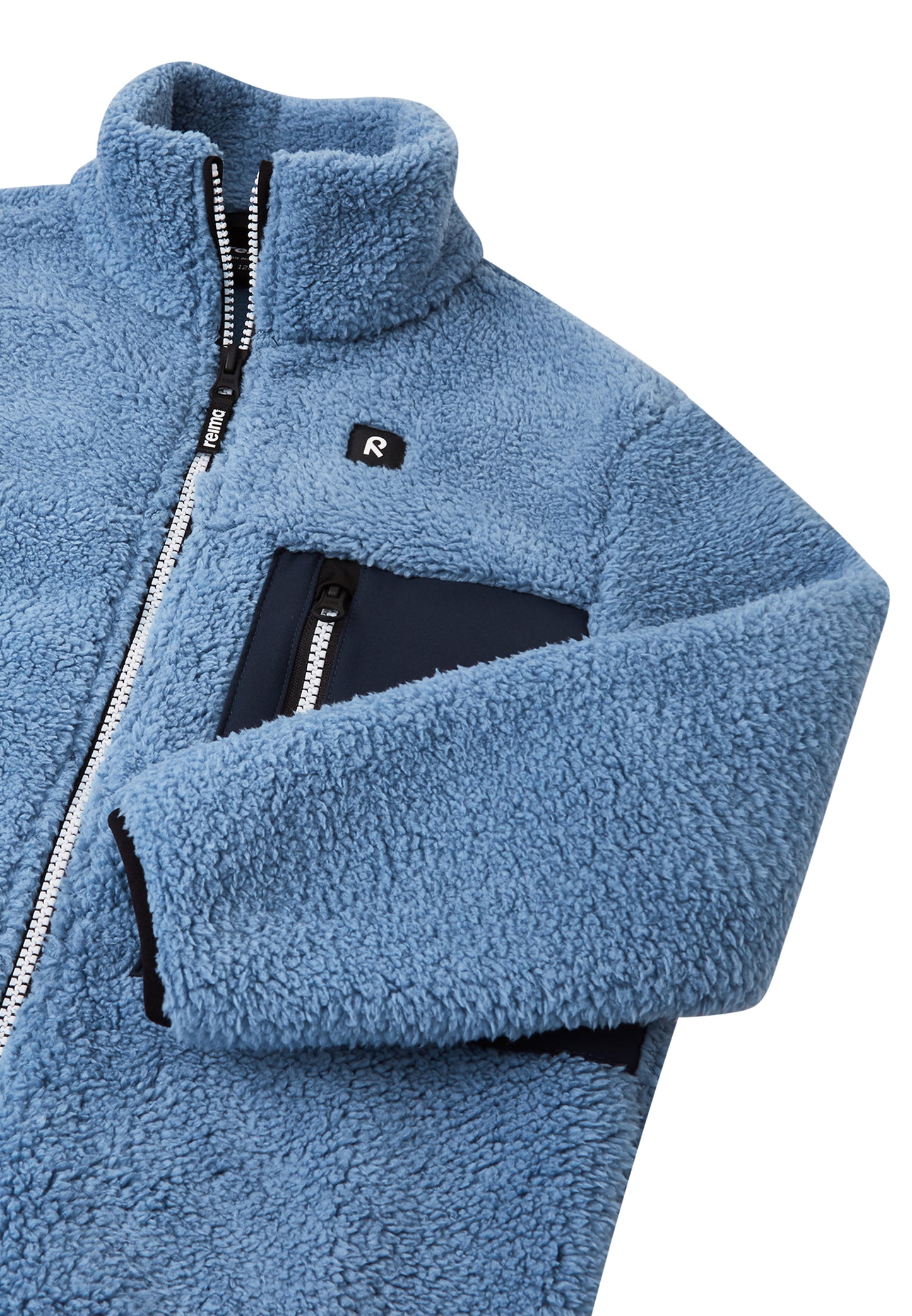 REIMA Fleece-Jacke <br> Turilas<br> Gr. 128 bis 164<br> aussen warm und flauschig, innen hautfreundliches Fleece<br> recyceltes Material<br> sehr warm, 370 g/m2 Dicke