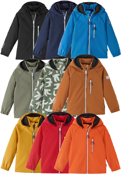 REIMA Softshell Jacke Kapuze Vantti 521569/521569A/5100009A