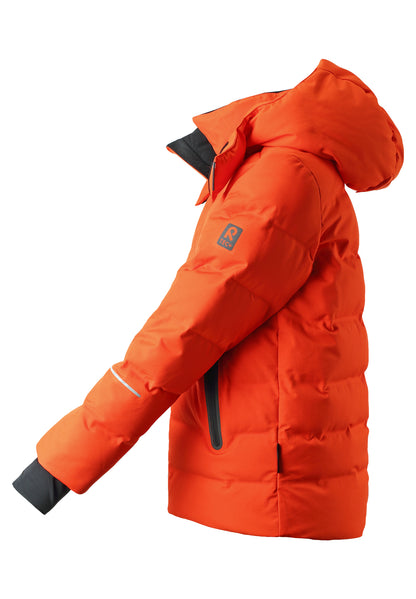 REIMA TEC warme Daunen-Skijacke Wakeup <br>Gr. 152 <br>echte zertifizierte Daune, waschbar<br> Schneefang & verstellbare Ärmelbündchen mit Lycraeinsätzen mit Daumenloch<br>funktionelle Details<br>WS >8'000 mm