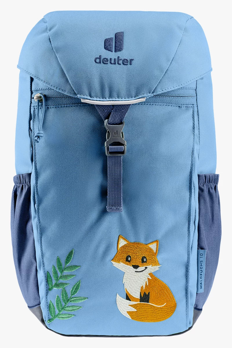 DEUTER Kinder-Rucksack <br> Waldfuchs 10L<br> bequem & leicht<br> mit Brustgurt, herausnehmbarem Sitzkissen und Regenhülle<br> ab ca. 3.5 Jahren 24-30cm Rückenlänge