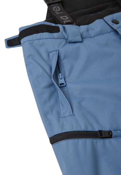 REIMA TEC+ Skihose<br> Terrie<br> Gr. 104 bis 164 <br>Po-Bereich mit Fleece isoliert<br> abnehmbare Träger, Schneefang am Beinende, Taille regulierbar<br> WS 12'000 mm