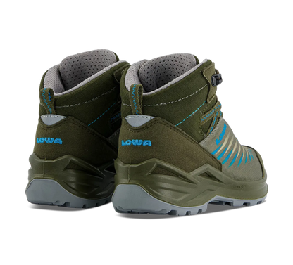 LOWA wasserdichter Wander/Trekkingschuh<br> Zirrox II GTX MID JR.<br>Gr. 26, 27, 31, 34 <br> für Waldspielgruppe, Waldtage und zum Wandern<br>GORE-TEX (100% wasserdicht)