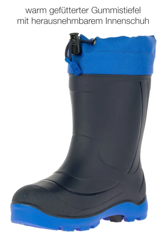 KAMIK Winter-Stiefel Gummistiefel gefüttert, Innschuh herausnehmbar