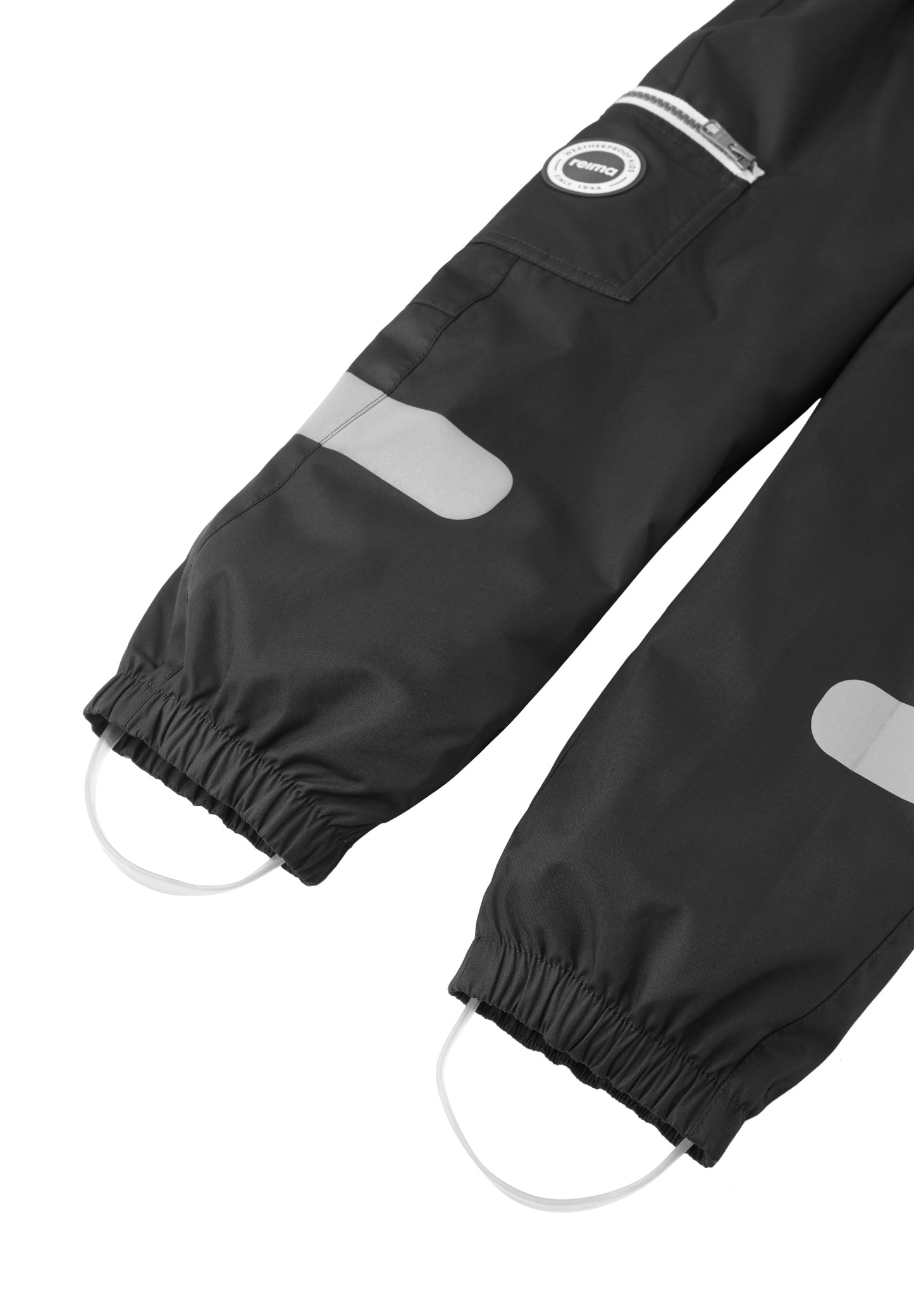 REIMA TEC+ leicht gefütterte Übergangs-/Regenhose / dünne Skihose<br> Tiksi<br>Gr. 92, 98<br> leicht wattiert mit Fellex<br>  Ideal für Bauernhof/Wald-Spielgruppe<br> extra robust an Po/Knie/Bein<br> abnehmbare Träger<br> Fussgummi<br> WS 12'000 mm